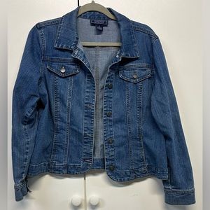 Charter Club Woman’s Petite Jean Jacket - Size Petite Large